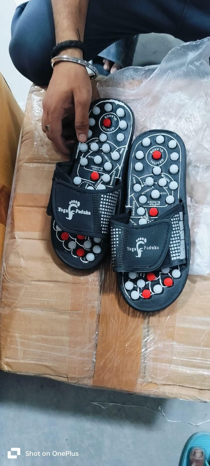 Acupressure & Magnetic Therapy Paduka Slippers – Full Body Blood Circulation for Men & Women