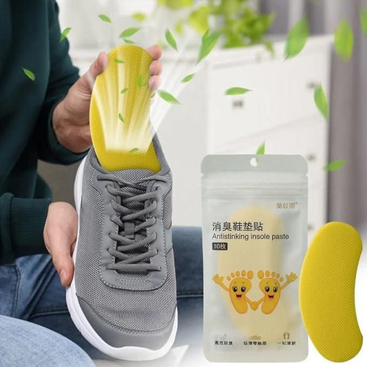 Shoe Deodorant Patches – Instant Odor Control (Pack of 10)